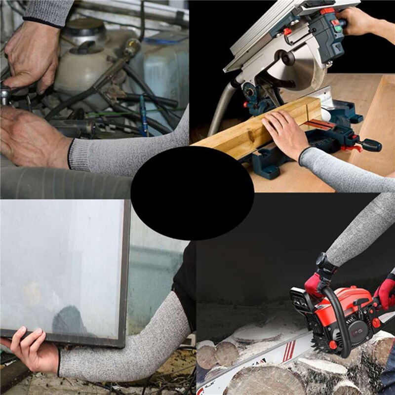 1PC Household Safety Arm Sleeve Anti Cut Puncture Proof Guard Bracers Gradening Protector Work Arm Cover Protective Glove