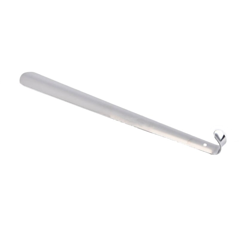 Ekstra langt håndtag skohorn rustfrit stål 25 "håndteret metal skohorn horn justerbar længde skohorn til kvinder mænd sko: 42cm