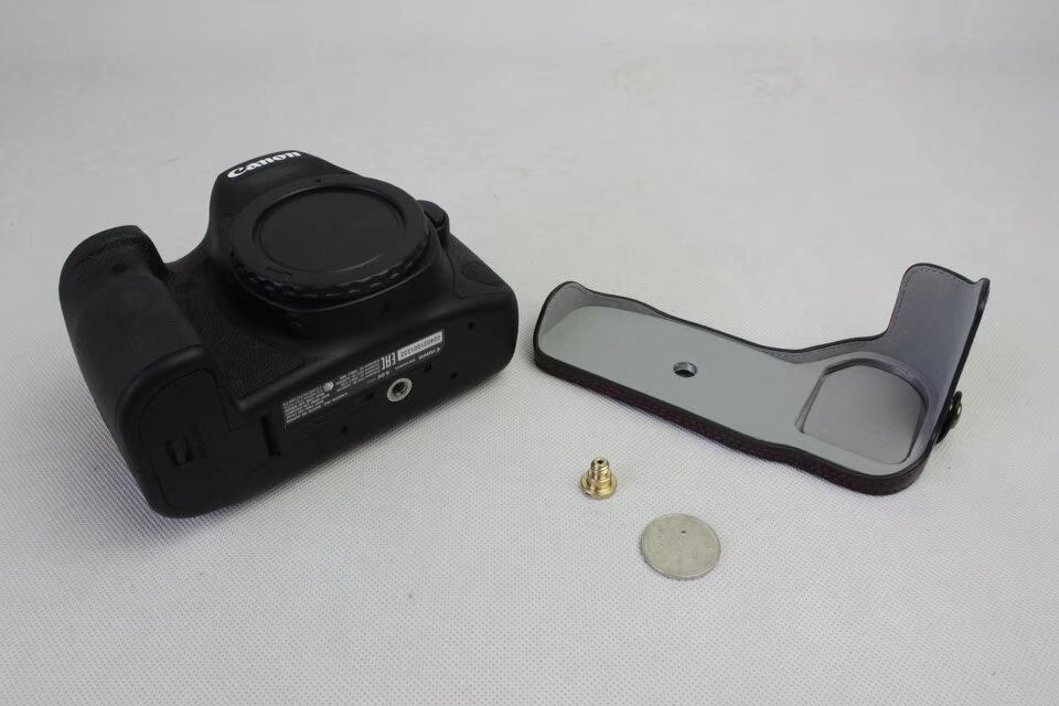 Funda de piel sintética para cámara Canon 6D Mark II 6D II, funda para cámara inferior, batería extraíble, novedad