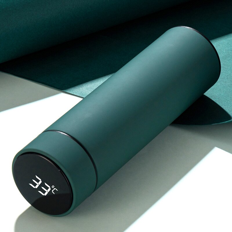 Parachute Smart Stainless Steel Thermos Bottle Tea Water Bottles Cup: Matte Green 12