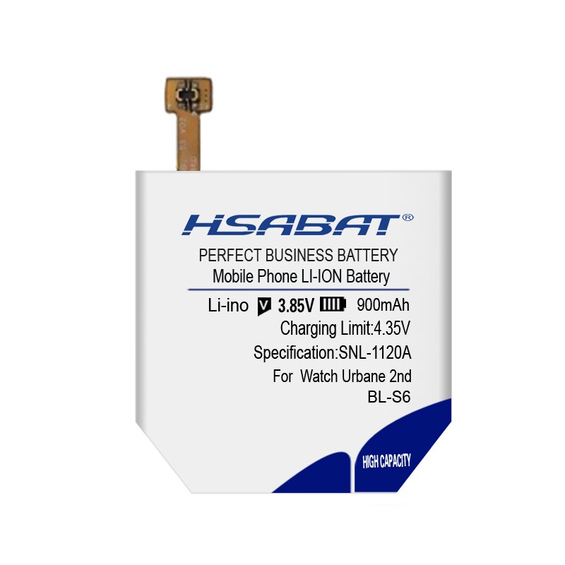 [ hsabat ] 900 mah bl -s6 ersatzakku für lg watch urbane 2nd edition lte  w200