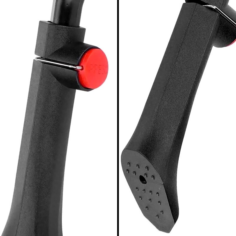 Double Leg Bicycle Kickstand Adjustable MTB Road Bike Central Stand Footrest Maintenance Holder For 26-28 Inch Bicycle Parts