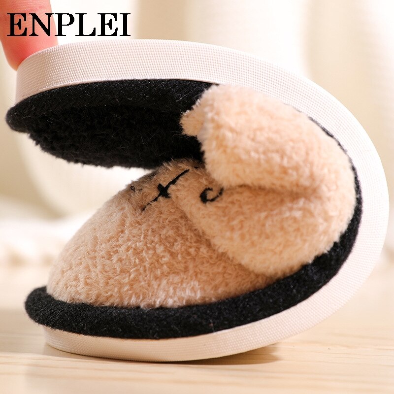 Enplei-zapatos planos con dibujos animados para hombre, chanclas Unisex a la de hogar, antideslizantes, con plataforma, talla 41-44
