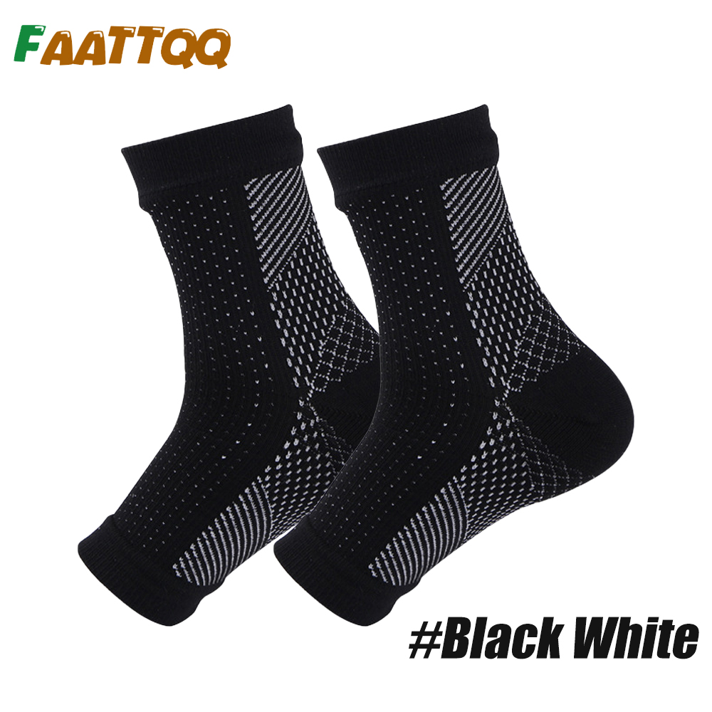 Neuropathy Socks for Men Women, Soothe Compression Socks for Neuropathy Pain, Ankle Brace Plantar Fasciitis Swelling Relief: L/XL / Silver