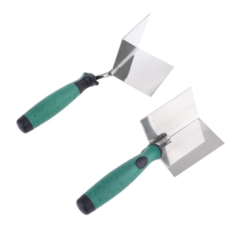 Drywall Corner Tool Flexes for 90 Degree Corner High Grade Stainless Steel Sheetrock Corner Trowel Ergonomic Grip Tool