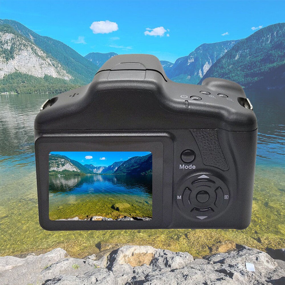 HD Camera Digital SLR Camera 2.4 Inch TFT LCD Screen 1080P 16X Optical Zoom Anti-Shake 1080P SLR Camera Portable