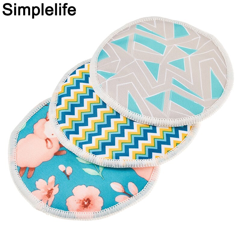 Mehrweg Bambus Brust Pads Für Fütterung Wasserdicht PUL Große Saugfähigkeit Mikrofaser Schwangere Frauen Stillen Pflege Pad 12cm