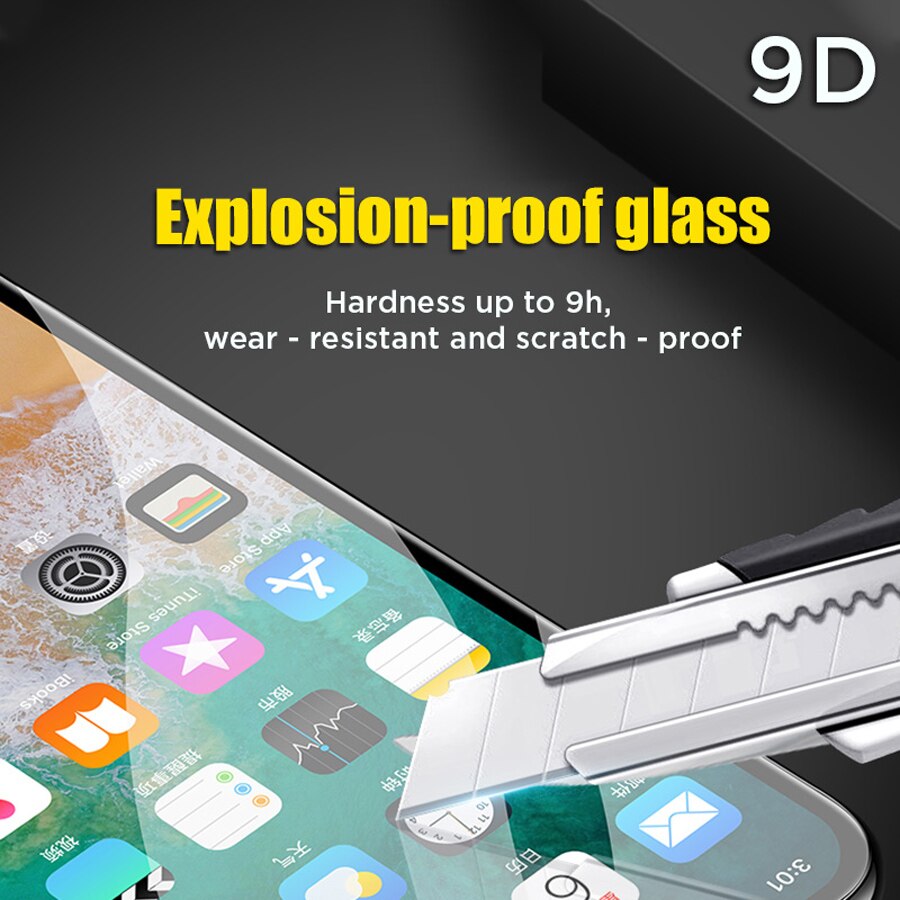 3PCS/Lot Phone Tempered Glass for iPhone 12 Pro Max Mini Screen Protector Glass on for iPhone 11 7 8 Plus 6 6s 5 SE XR X XS