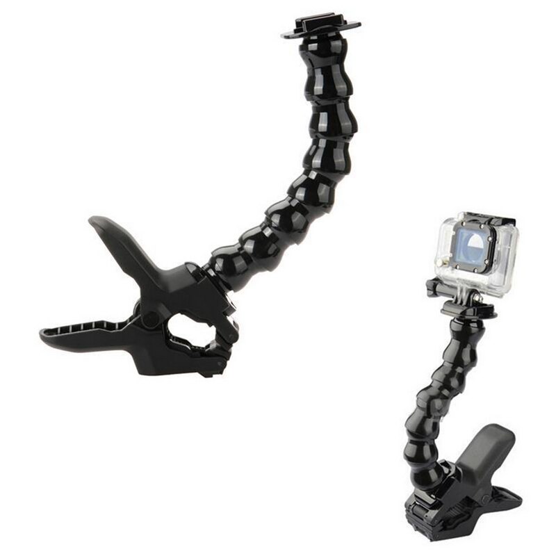 Sheingka Jaws Flex Clamp Mount and Adjustable Neck for GoPro Accessories or Camera Hero1/2/3/3+/4 sj4000/5000/6000