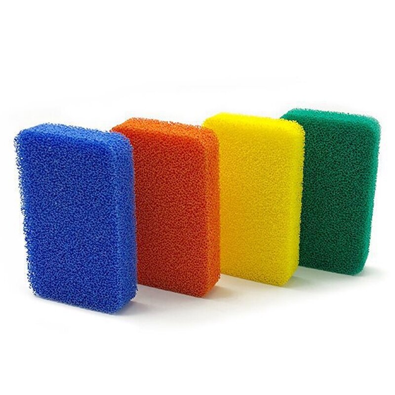 Ridsefri svamp, kan modstå klæbrigt snavs, rent, sikkert, non-stick køkkengrej, behageligt og let at holde form