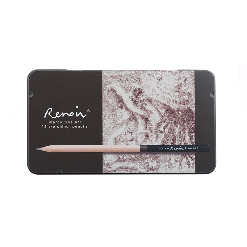 Marco art Reynolds a gris noir crayon croquis dessin tige fer boîte 3001: Default Title