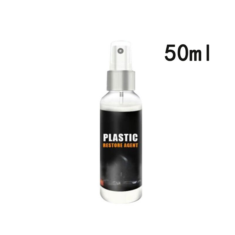 Agent de rénovation de pièces en plastique, 30Ml/50ml, pièces intérieures en plastique d&#39;automobile, rénovation, pâte à peinture d&#39;entretien, nettoyeur de voiture: 50ML