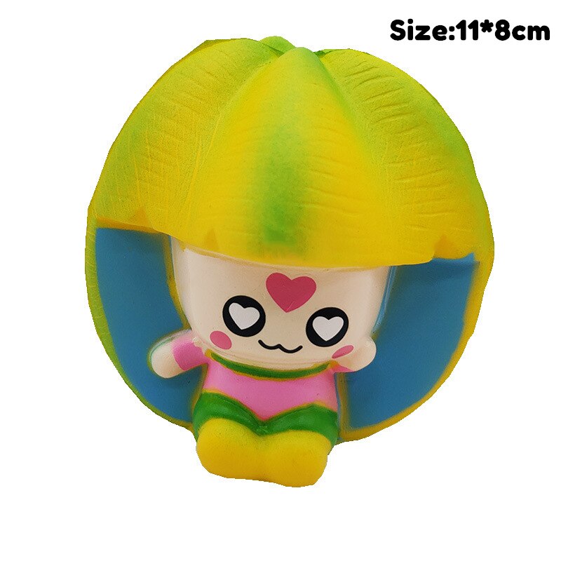 Fai da te Pesca Mango Antistress Squishy Giocattoli Simulato Serie di Frutta Lento Aumento Alleviare Lo Stress Giocattolo Divertente per il Bambino Adulto Regalo di Natale: SG-YTR-323