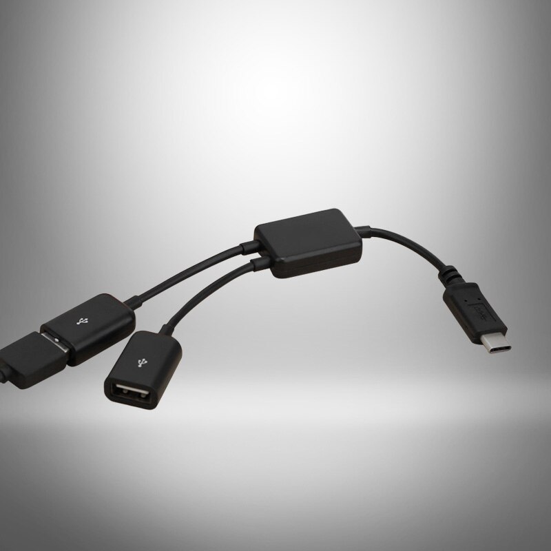 USB 3.1 type-c OTG HUB câble 2 en 1 USB C 3.1 mâle à femelle fiche câble Hub type-c à Double USB 2.0 convertisseur câble: Default Title