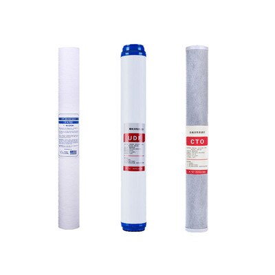 3pcs 20 inch filter uf membrane pp sediment filter CTO water filter cartridge reverse osmosis system