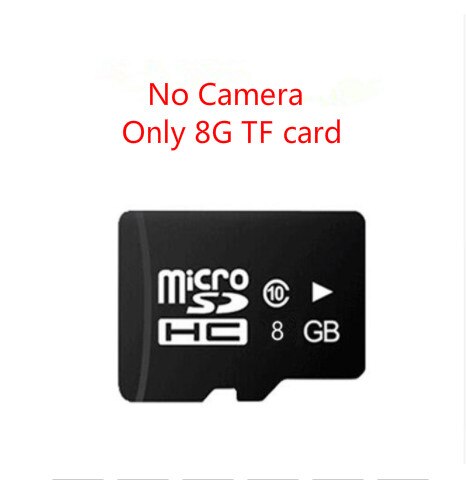 SQ16 Mini Camera 1080P HD Video Recorder Infrared Night Detection Micro Camera Keychain 360 Degree Rotation Digital Camera: 8GB C10 TF card