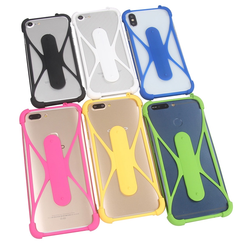 For OUKITEL C9 C15 Pro Silicone Case Soft Elastic Bumper Phone Holder For OUKITEL C17 Pro Universal Case