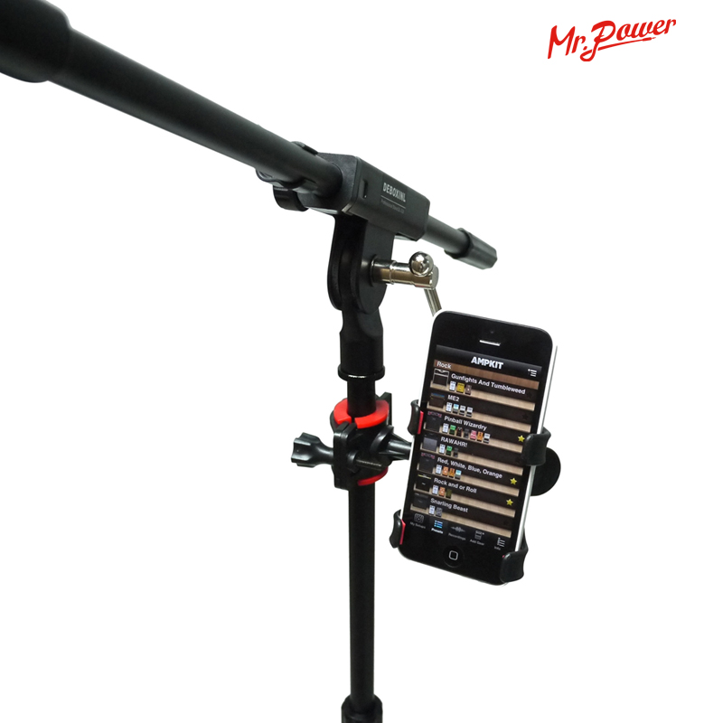 Universal Music Sheet Stand Microphone Mic Stand Phone Holder for iPhone Samsung Smart Phones look The Musical Sheet