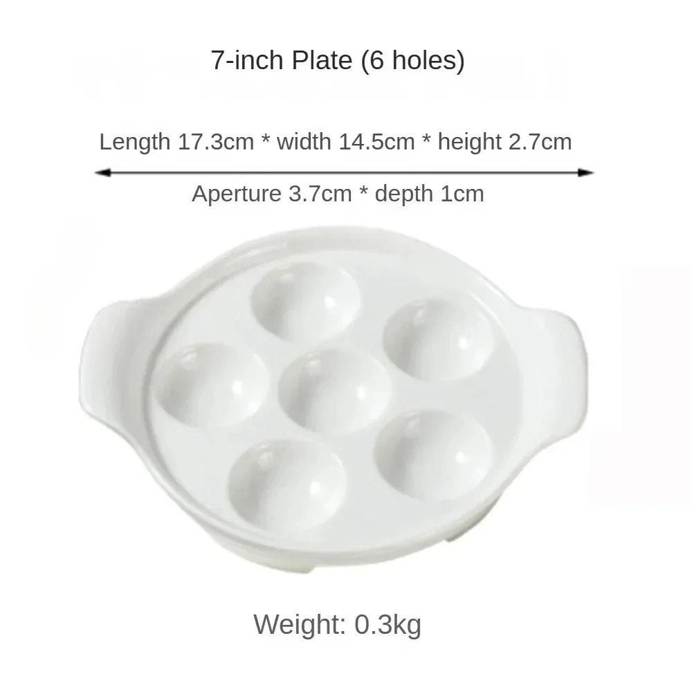 6 caves Passover Seder Plate, Ceramic Porcelain Dishes, Easter Egg Plate, Pesach tableware: black