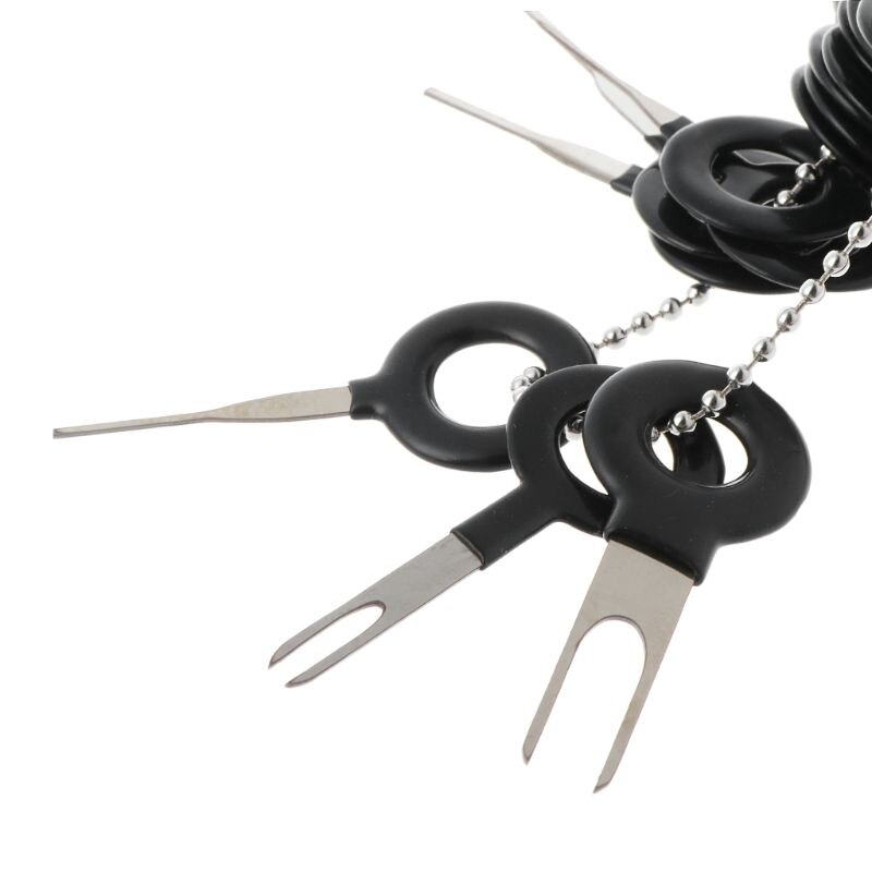 Car Plug Terminal Removal Tool Push Pin Tool Pick Needle Harness Pick Needle Retractor Unlock Key Removal Access Tool