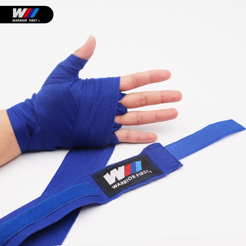 2 teile/paket 3M/5M Länge 100% Baumwolle Boxen Hand wickelt MMA Muay thailändisch trete Boxen boxbandagen Für Ausbildung Bandagen