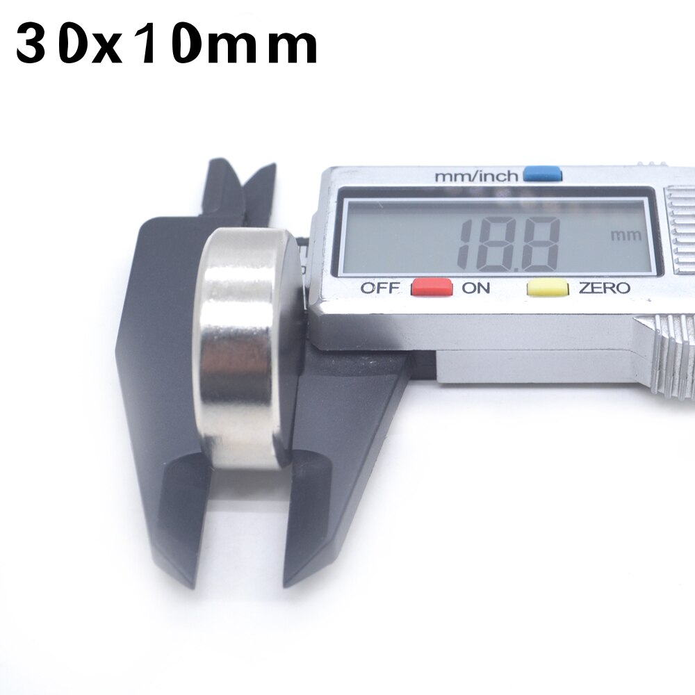 1/2/3/5/10/20 Pcs 30x10 Round NdFeB Neodymium Magnet N35 Super Powerful imanes Permanent Magnetic Disc imanes