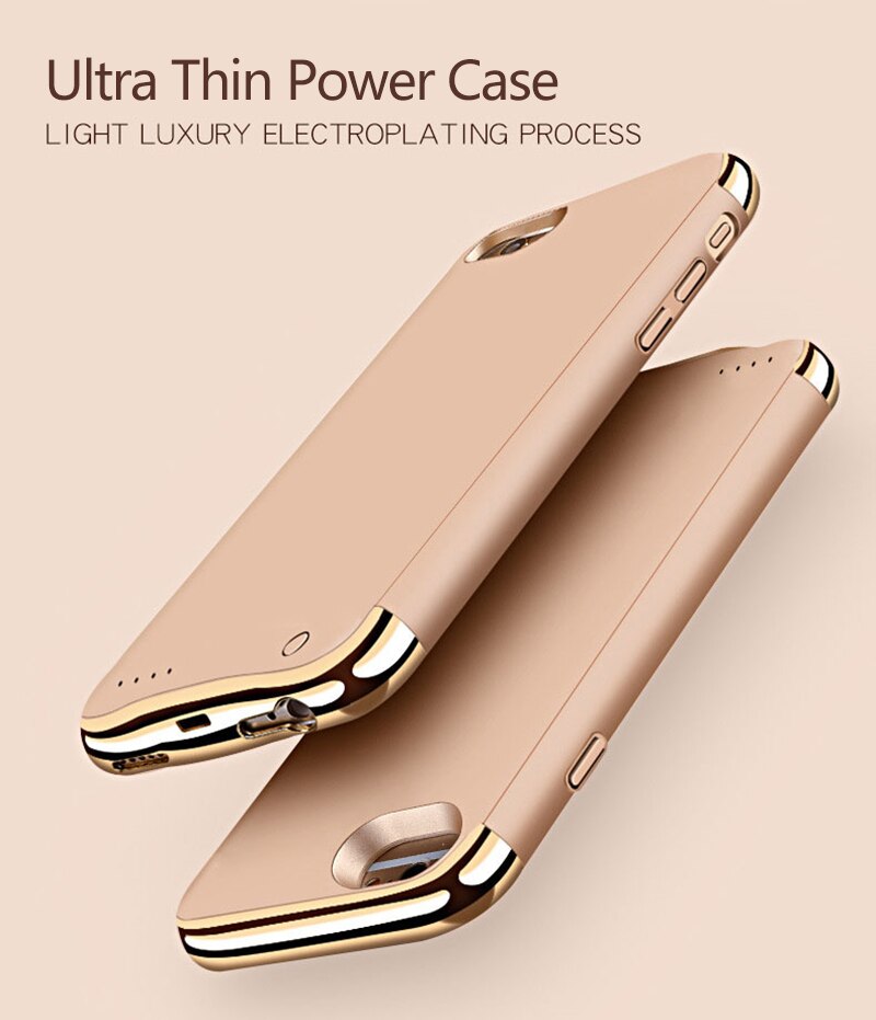 3500 Ultra Thin Phone Battery Charger Case For iPhone 6 7 8 X 4000mAh Power Bank Battery Charging Case For iphone 6 6s 7 8 plus