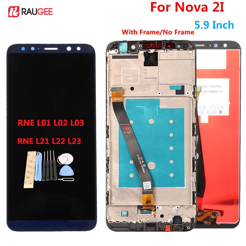 For huawei Nova 2I LCD Display Touch Screen Test Good Digitizer Assembly Replacement Panel For Huawei Nova 2i RNE-L22/L01/02/03