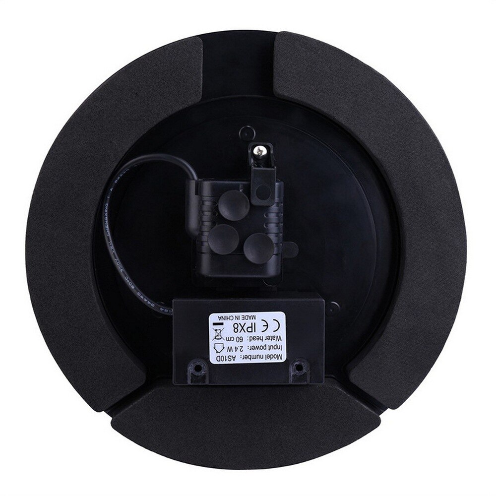 2.4 w ledet solar fontenen fontenen lys runde flytende fontene vannpumpe led lys hage dekorasjon fugl bad fontenen lys