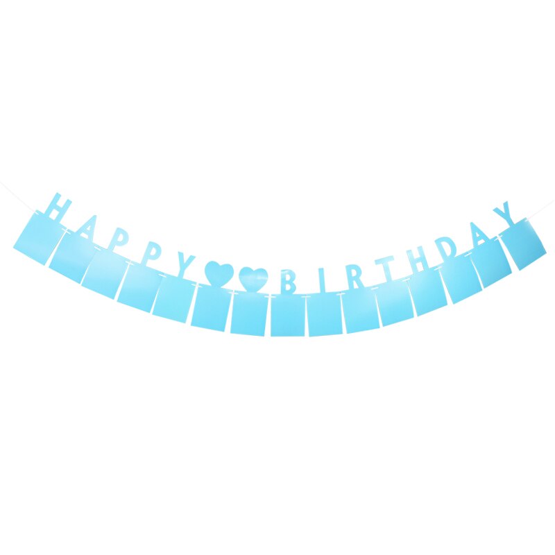 1set 12 marco de fotos de meses Banner primeros banderines con de feliz cumpleaños decoraciones para Baby Shower guirnaldas de papel cabina de fotos suministros de: B4