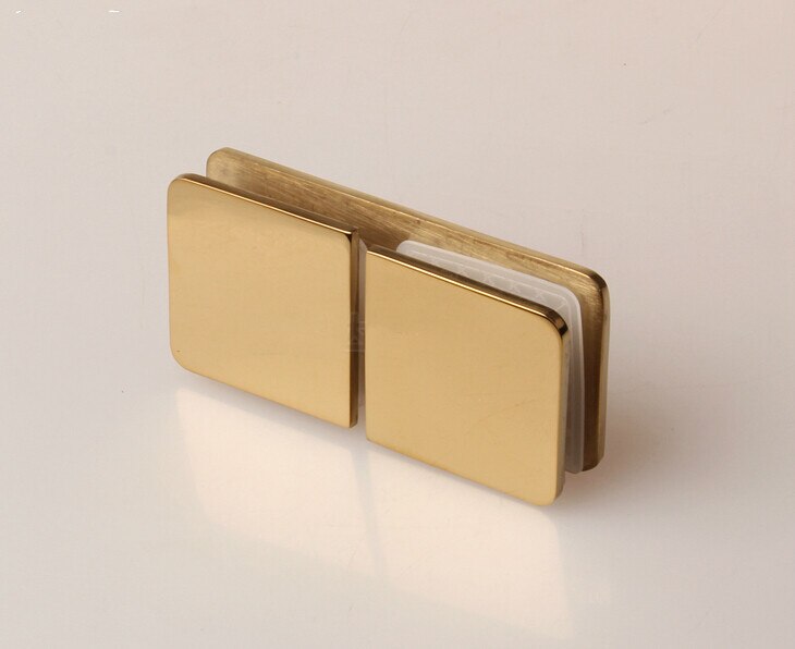 glass clamp,shower door clamp,glass clip,stainless steel clamp.shower room folder,glass fixing clip,glass hinge(DG1367B): Ti-Golden