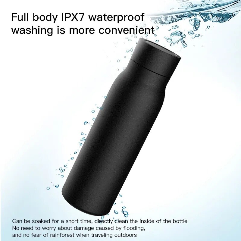 TUYA Smart Water Bottle 24-hour Insulation Cup Drinking Water Monitoring Timing Reminder High-End LCD Thermos Cups
