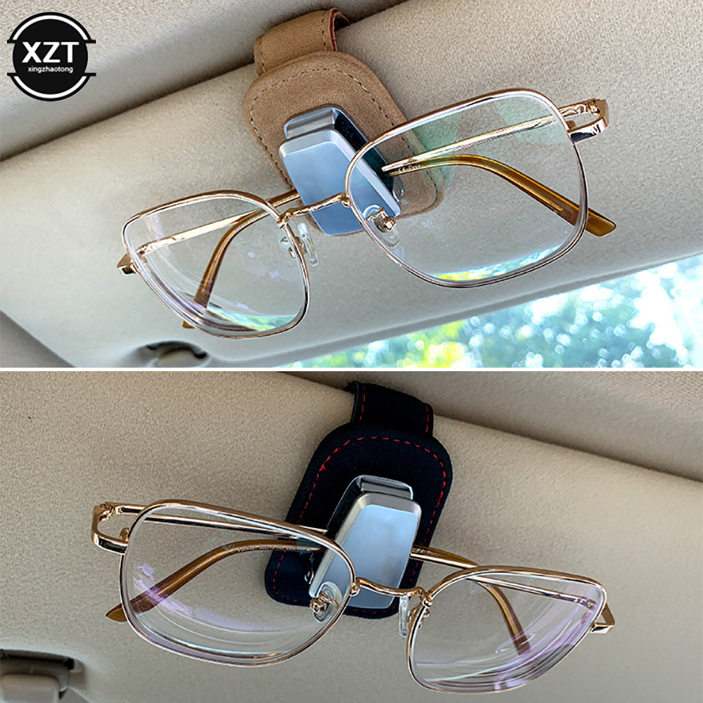 Estuche portátil para gafas de coche, accesorio con Clip para tarjetas, visera, soporte para gafas de sol para Volvo xc90, xc60, s60, s40, s90, v40, c30, v60, xc40