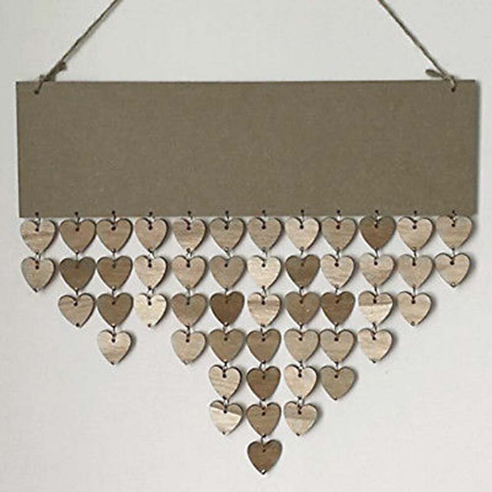 Bricolage à Plaque avec pense-bête d'anniversaire, limite d'exposition en bois pour les pense-bête d'anniversaire, calendrier décoratif
