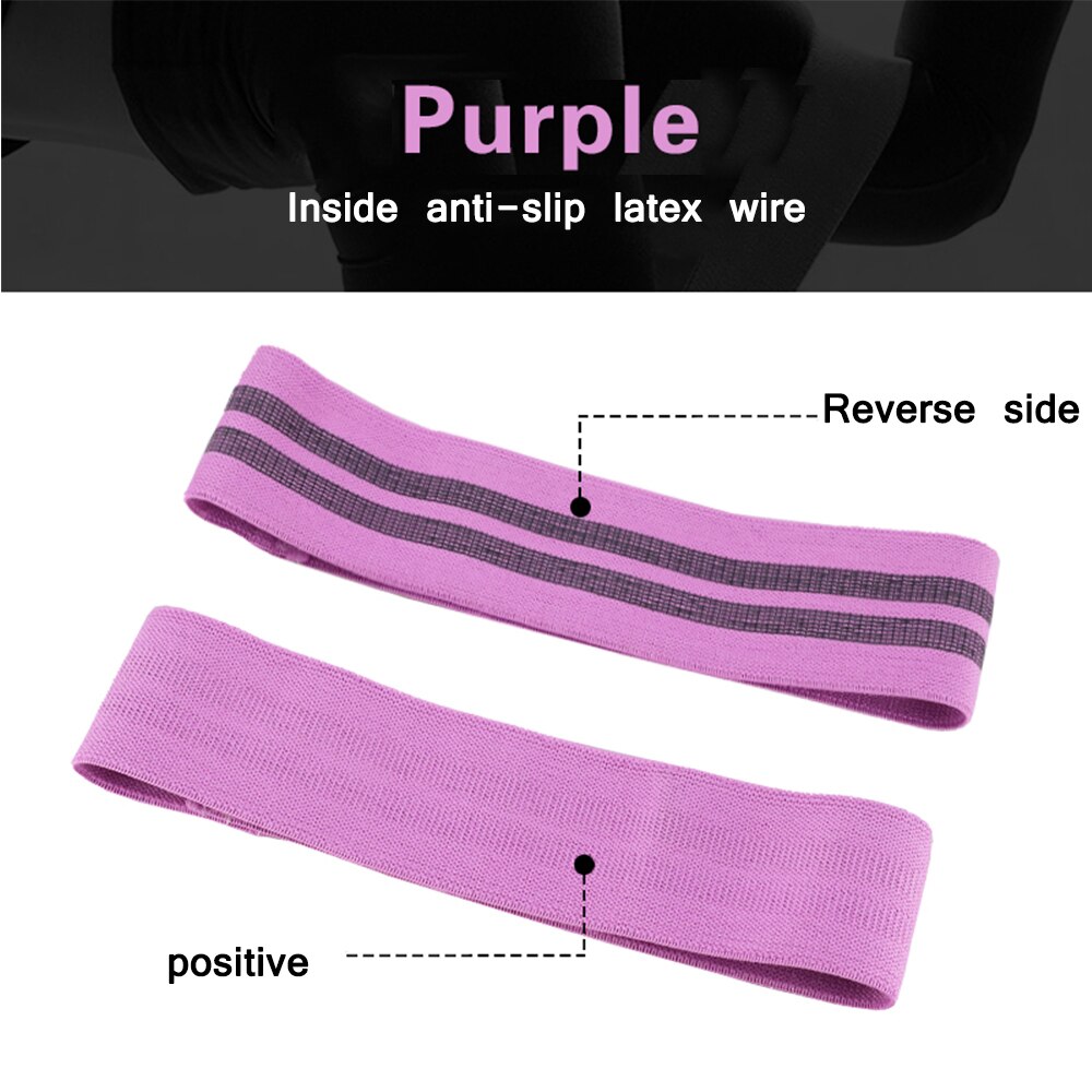 Cuerda de Yoga para glúteos finos para mujer, banda elástica de resistencia para deporte, bandas de resistencia para ejercicio en casa, deporte, gimnasio en interiores: 1