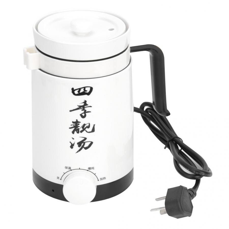 600ml Electric Cooker 900W Multifunctional Mini Electric Slow Cooker Automatic Heating Stewing Cup 50HZ Kitchen Appliance