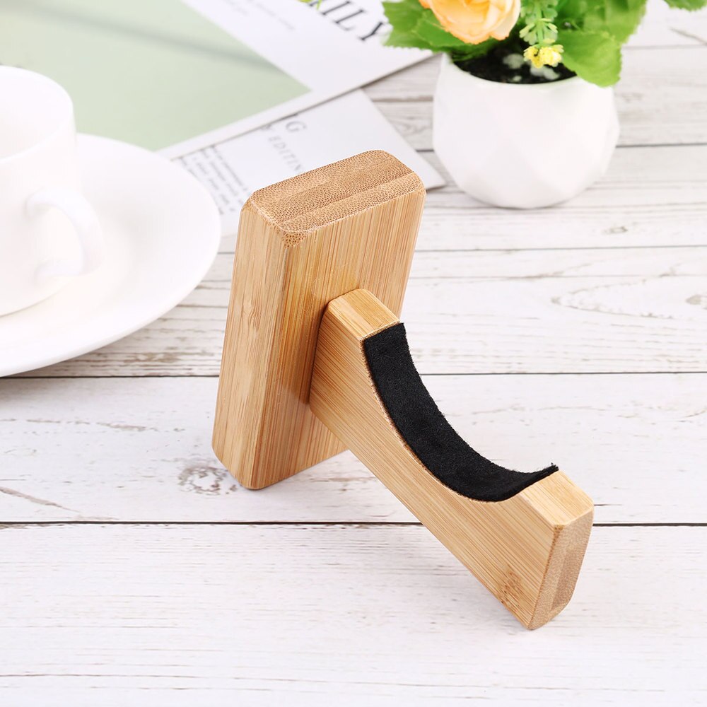 Baseball Bat Display Rack Wall Mounted Bat Holder Bamboo Bat Display Case for Placing Baseball Bat Softball Bat Hockey Stick (