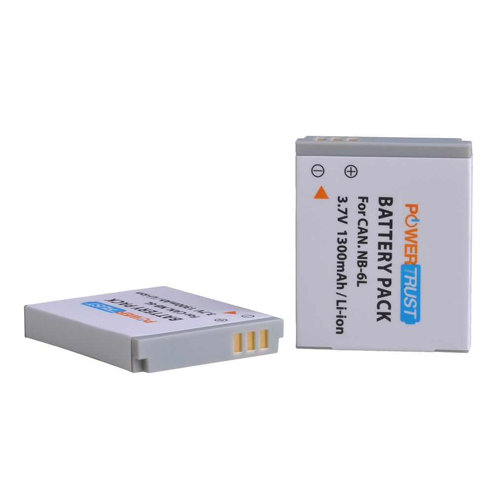 NB-6L NB-6LH NB 6L Batterie NB6L pour Canon PowerShot IXUS 310 SX275 SX280 SX510 200 105 210 300 S90 S95 SD1300 SD1200 SX240: 2Battery