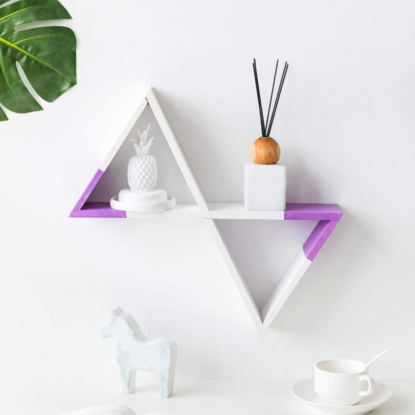 Zandloper Vorm Muur gemonteerde Plank Decoratieve Opknoping Board Houder Ornamenten Home Decor Babykamer Veiligheid Decor Rack S