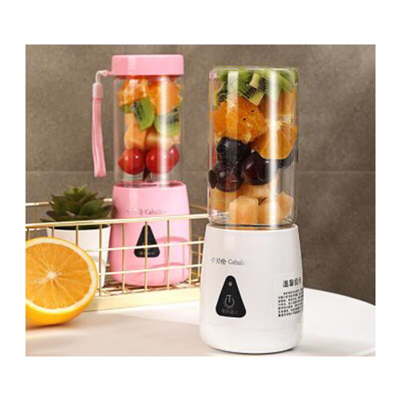 Creatieve Oplaadbare 380Ml Draagbare Fruit Juicer Huishoudelijke Elektrische Glas Sap Cup