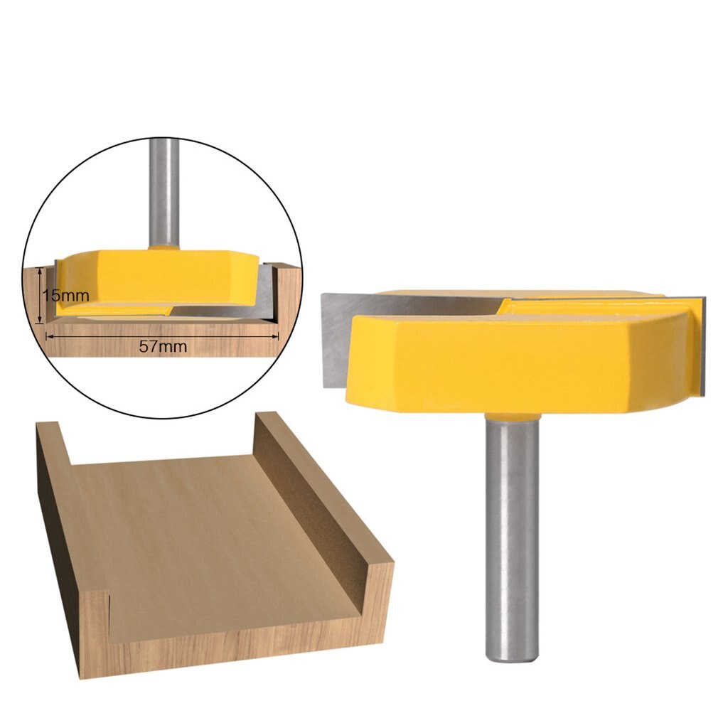 8 mm skaft rengjøring bunn fresing skjære diameter for overflate høvler fres bit trimming freser trefreser