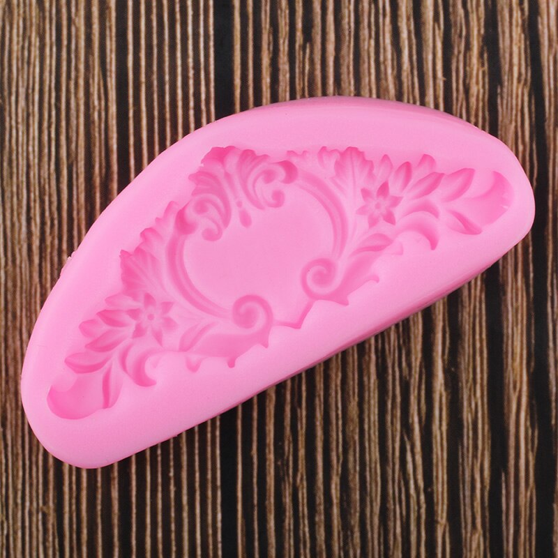 Sugarcraft Flower Silicone Molds Relief Cake Border Fondant Mold DIY Cake Decorating Tools Candy Clay Chocolate Gumpaste Moulds