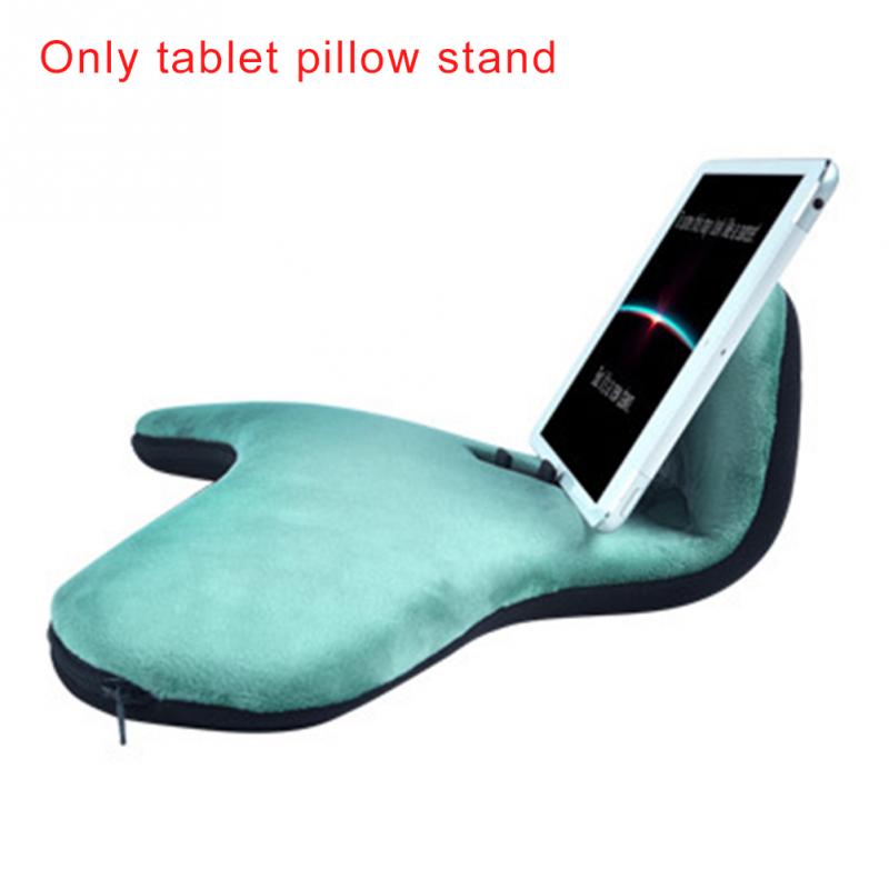 Rest Car Foldable Support Cushion Tablet Holder Mobilephone Office Pillow Stand Bed Book Reading Support Sponge Tabelt Pillow: Green 40x23x11