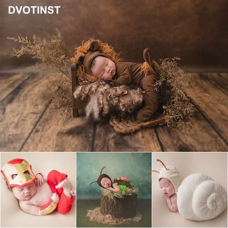 Dvotinst – accessoires de photographie pour -né garçon, accessoires de photographie, animaux créatifs mignons, tenues Bonnet, vêtements pour séance Photo en Studio