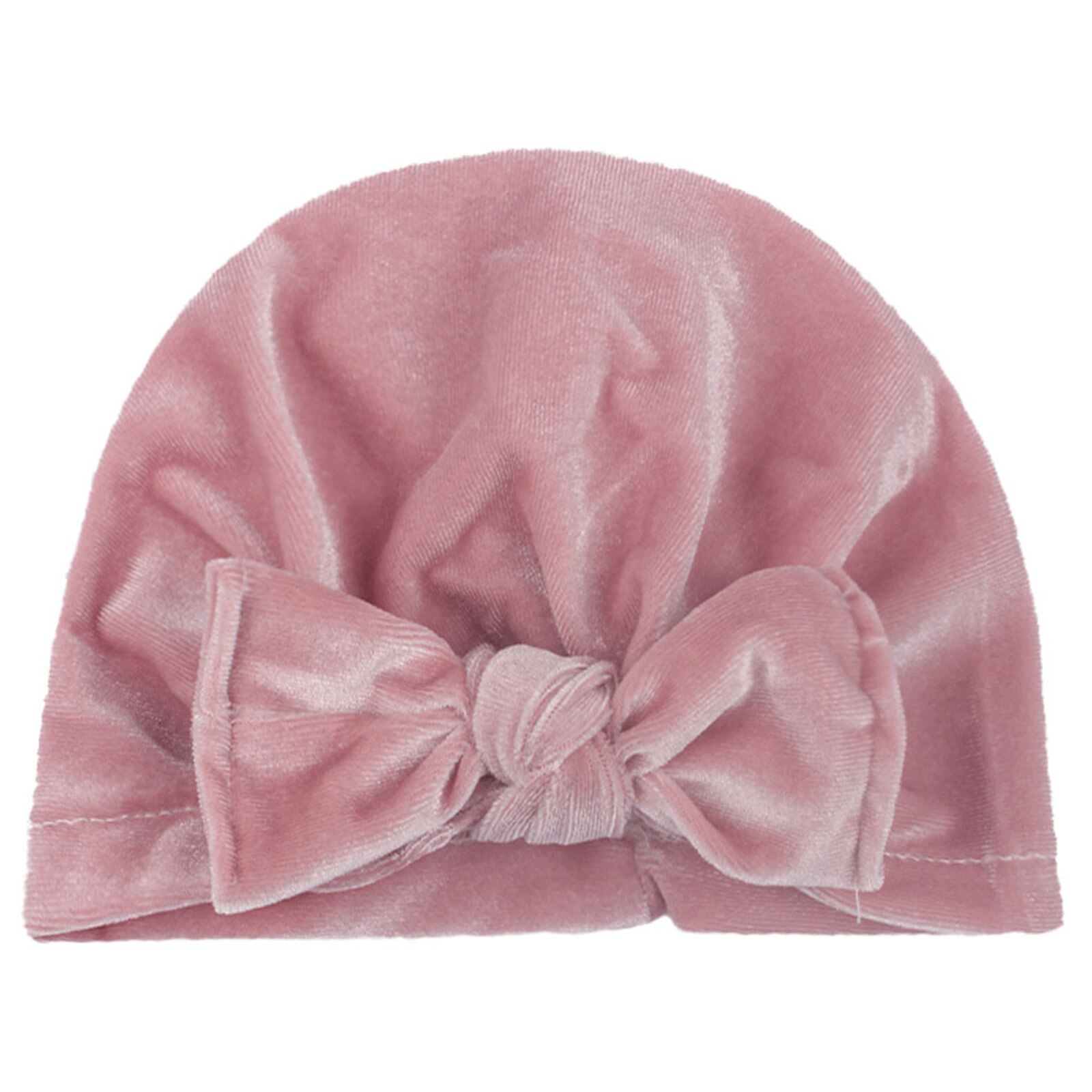 Knot Solid Pleuch Baby Headbands Toddler Headwraps Baby Flower Turban Hats Babes Caps Elastic Hair Accessories: K