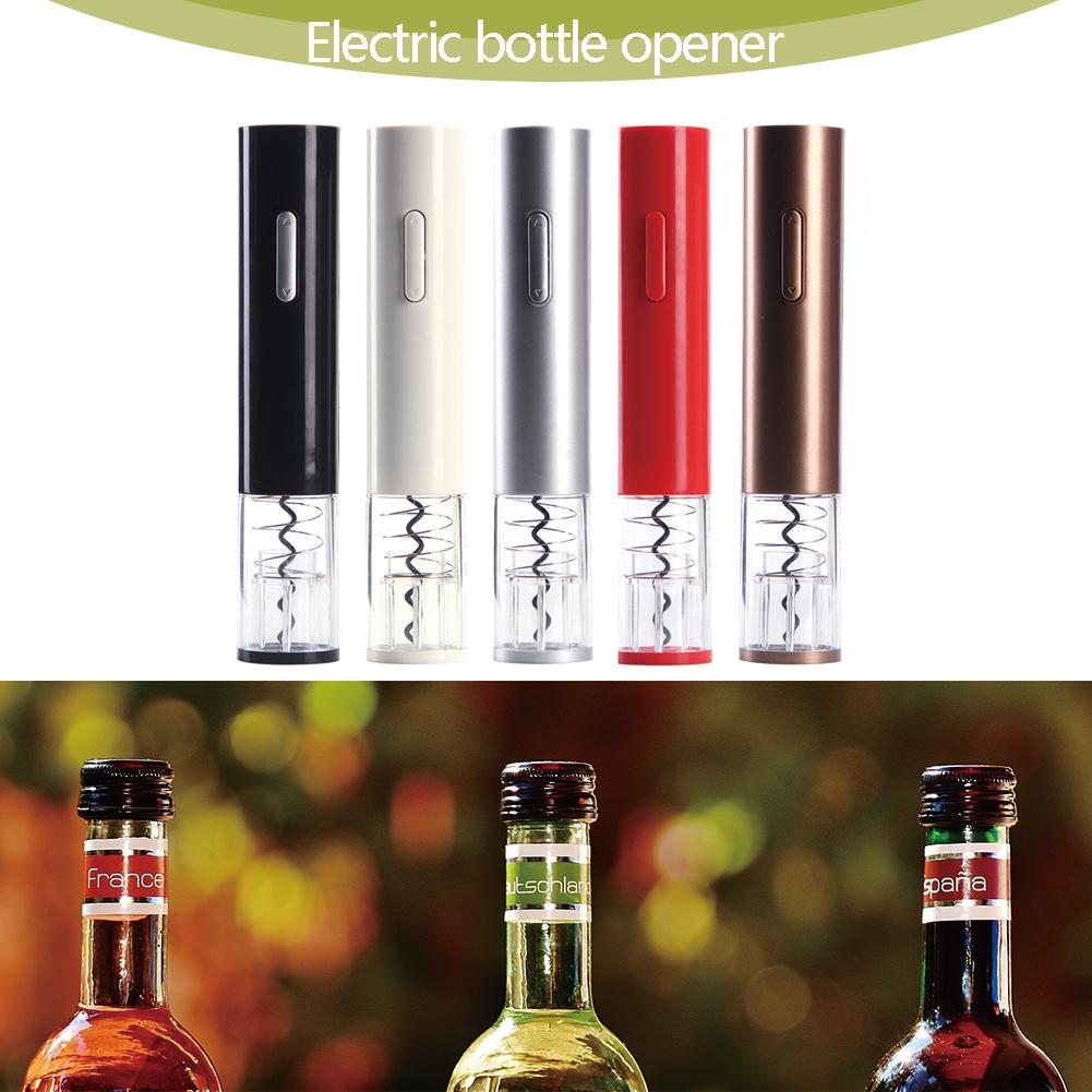 Automatische Wijnopener Voor Rode Wijn Droge Batterij Elektrische Wijn Flesopener Kit Draadloze Kurkentrekker Met Folie Cutter Kitchen Tools