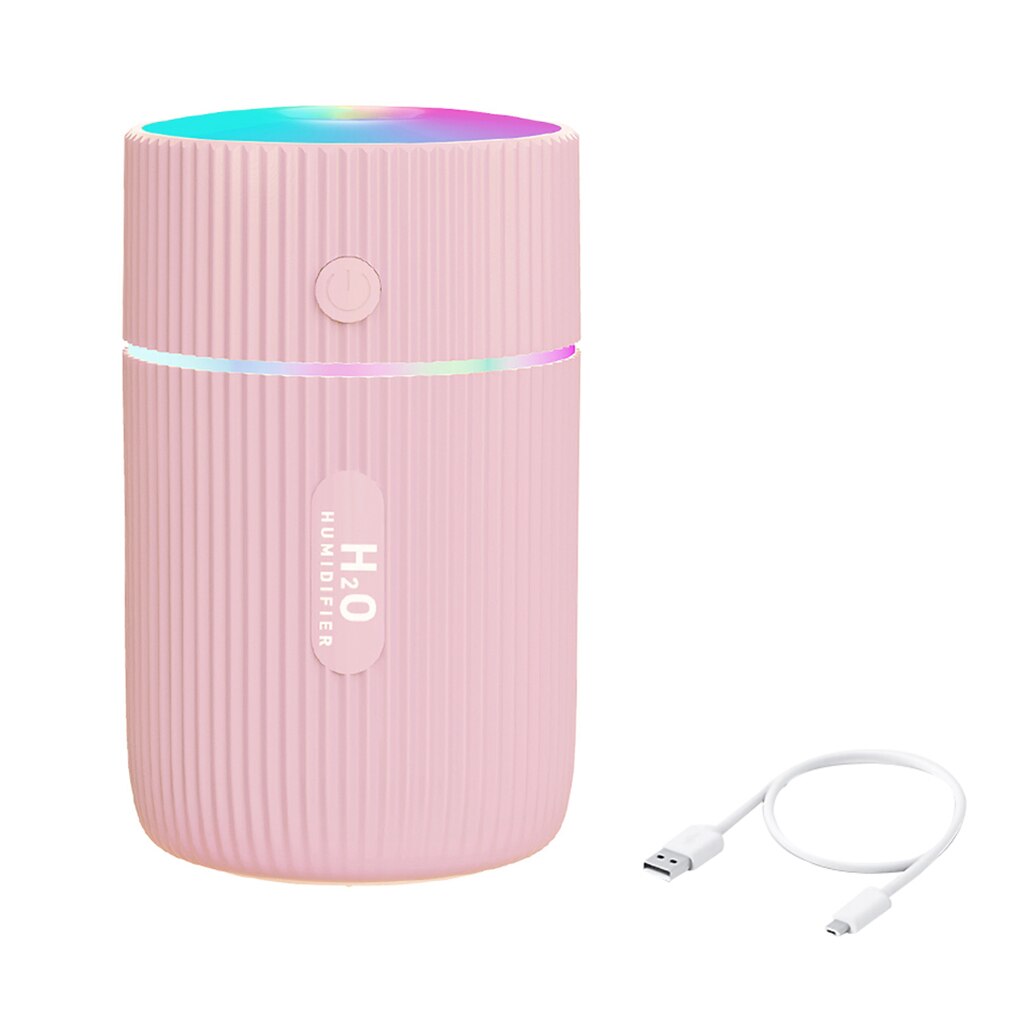Auto Ultrasone Aroma Essentiële Olie Diffuser 220Ml Luchtbevochtiger Koele Mist Fogger Maker Thuis Aromatherapie Diffuser Luchtbevochtiger: Pink