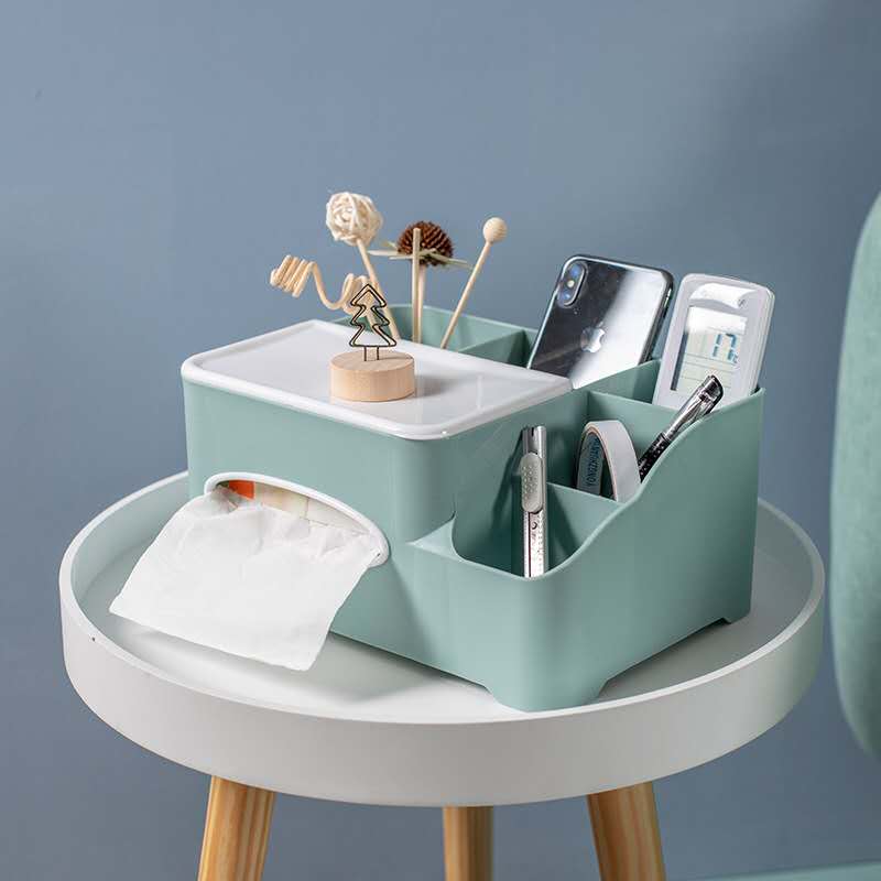 1 pc caixa de tecido molhado desktop caixas de tecido caixa de armazenamento em casa caixa de tecido com tampa tecido caixa de papel sala de estar cozinha suporte de tecido: green large