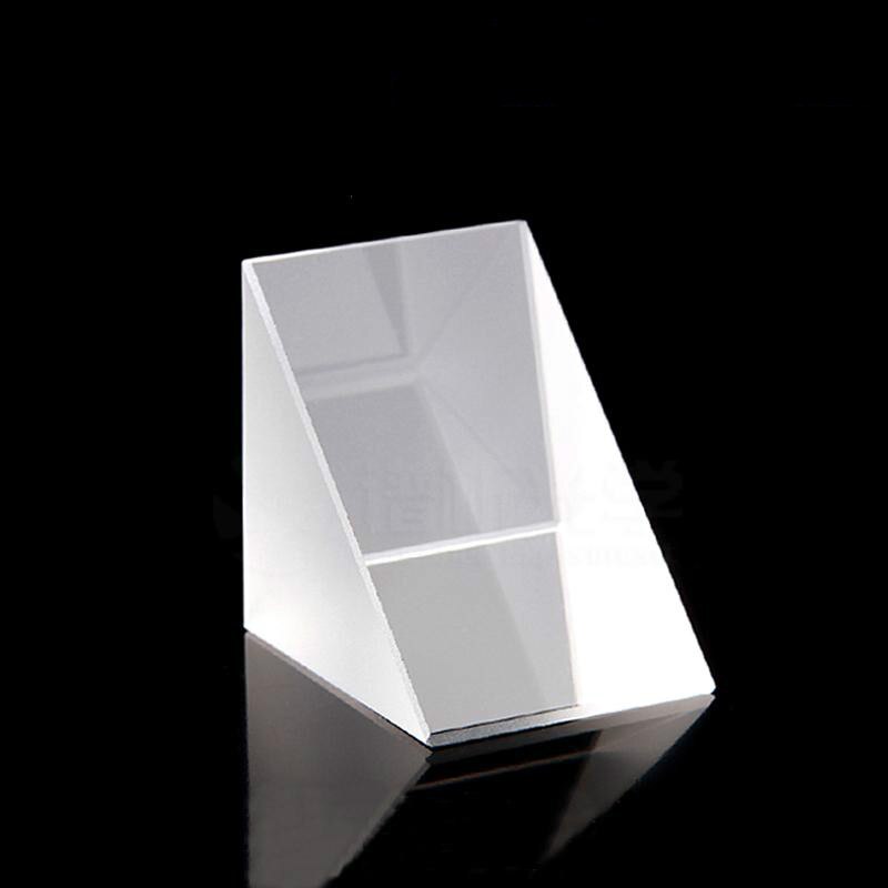 Prisma de reflexión externo de ángulo recto 30X30x30mm 45 grados Detección de reflexión Total Prisma de cristal óptico de ángulo recto