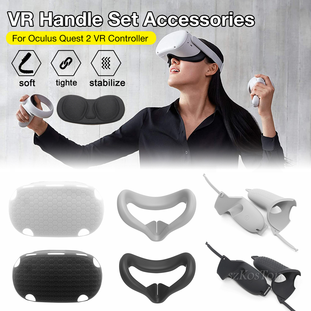 Voor Oculus Quest 2 Accessoires Kits Vr Bril Lens Beschermhoes Vr Headset Case Controller Shell Handvat Case Voor Quest 2
